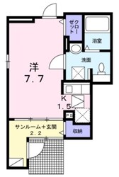 エスト　ラルーチェの物件間取画像